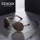 FENCHI Sunglasses Women Driving Pilot Classic Vintage Eyewear Sunglasses High Quality Metal Brand Designer Glasses Oculos De Sol