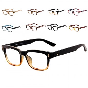 Fashion V-Shaped Box Eye Glasses Frames Brand For Men New Women Computer Frames Eyewear Vintage Armacao Oculos De Grau32680435895