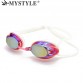 HOT MYSTYLE Men Women Swimming Goggles Plating Waterproof Anti-fog UV Adjustable Professional Competition Glasses with Box32802924907