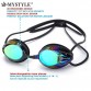 HOT MYSTYLE Men Women Swimming Goggles Plating Waterproof Anti-fog UV Adjustable Professional Competition Glasses with Box32802924907