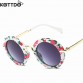KOTTDO 6 Colors Fashion Round Cute Kids Sunglasses Brand Boys Sun glasses Baby Vintage children glasses Gift Oculos De Sol Ga