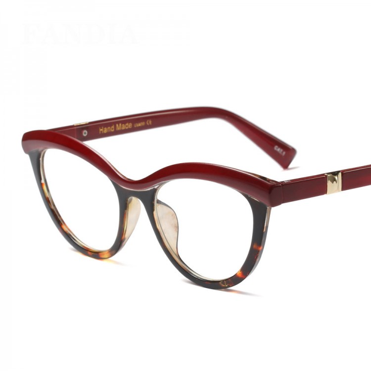 Molniya Fashion Cat Eye Reading Eyeglasses Optical Glasses Frames 2018