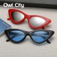Owl City Vintage Women Sunglasses Cat eye Eyewear Brand Designer Retro Sunglass Female  Oculos de sol UV400 Sun glasses