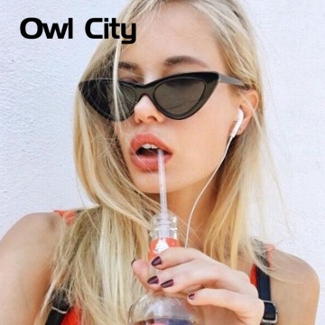 Owl City Vintage Women Sunglasses Cat eye Eyewear Brand Designer Retro Sunglass Female  Oculos de sol UV400 Sun glasses32837778100