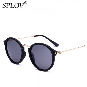 SPLOV 2018 New Arrival Round Sunglasses Retro Men women Brand Designer Sunglasses Vintage coating mirrored Oculos De sol UV40032856206532