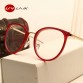 UVLAIK Fashion Optical Glasses Transparent Lens Myopia Eyeglasses Women Vintage Metal Spectacles Womens Designer Eyeglass Frames