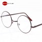 UVLAIK Round Spectacle Glasses Frames For Harry Potter Glasses With Clear Glass Women Men Myopia Optical Transparent Glasses